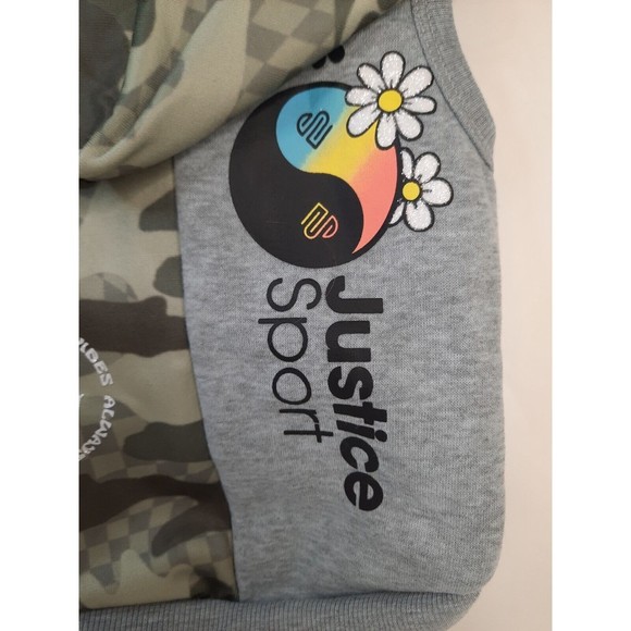 Dog Peace Camo Fleece Jacket Hoodie Size Small, Jack Russell Pug Shih Tzu 13 In - Picture 2 of 9